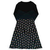 Loser Logo Long Sleeve Midi Dress