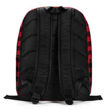 Loser Logo Plaid Backpack