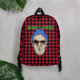 Loser Logo Plaid Backpack