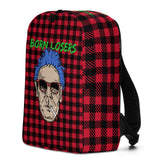 Loser Logo Plaid Backpack