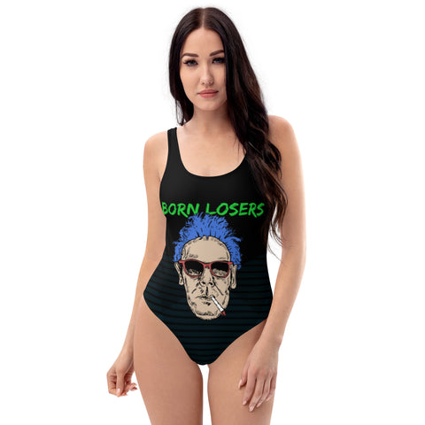 Loser Logo One-Piece Swimsuit