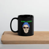 Loser Logo Black Glossy Mug