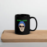 Loser Logo Black Glossy Mug