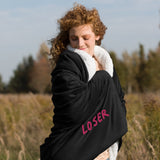 "Loser" Premium Sherpa Blanket