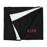 "Loser" Premium Sherpa Blanket