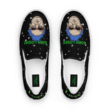 Loser Logo Black Men’s Slip-On Canvas Shoes