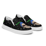 Loser Logo Black Men’s Slip-On Canvas Shoes
