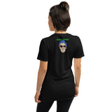 Tracey Blades Front and Loser Logo Back Black Short-Sleeve Unisex T-Shirt