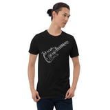 Tracey Blades Front and Loser Logo Back Black Short-Sleeve Unisex T-Shirt