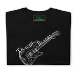 Tracey Blades Front and Loser Logo Back Black Short-Sleeve Unisex T-Shirt