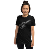 Tracey Blades Front and Loser Logo Back Black Short-Sleeve Unisex T-Shirt