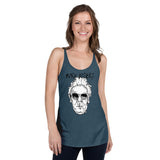 b&w Loser Logo Women's Racerback Tank