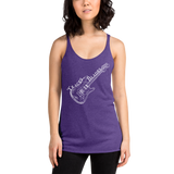Tracey Blades Dark Racerback Tank