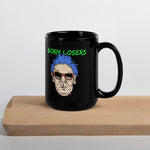 Loser Logo Black Glossy Mug