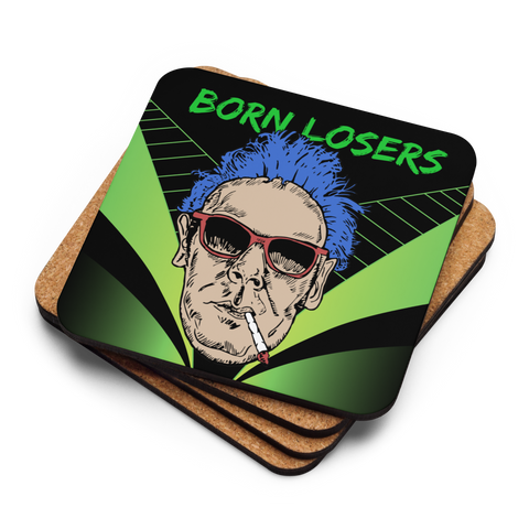 Loser Logo Cork-back coaster