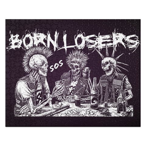 Tracey Blades and the Born Losers "SOS" Single Art Jigsaw puzzle