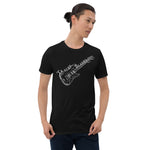 Tracey Blades Front and "Born Loser" Back Black Short-Sleeve Unisex T-Shirt
